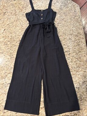 Nine West wide leg jumpsuit with pockets